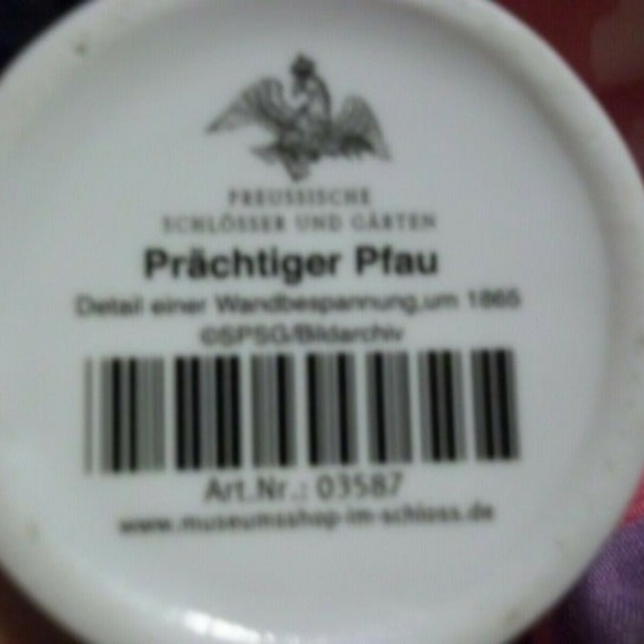 Minipresso Tasse "Prächtiger Pfau" MINT - Picture 5 of 5